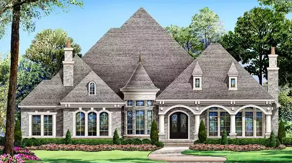 image of large traditional house plan 4521